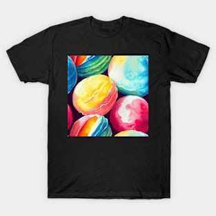 Watercolor ice cream pattern T-Shirt